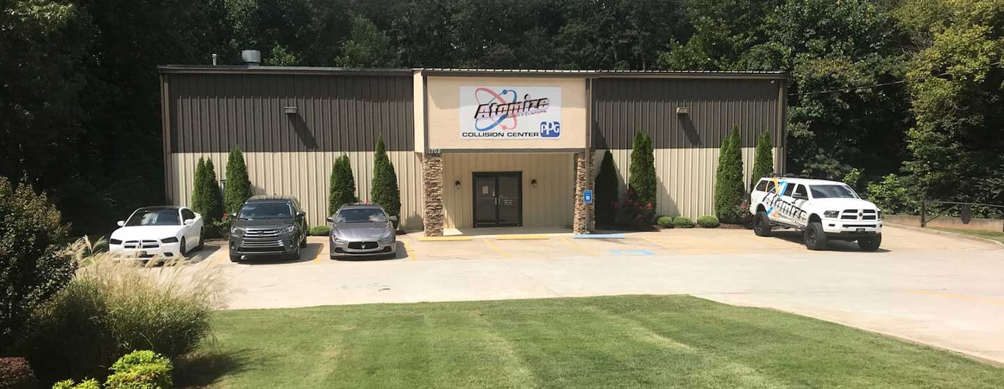 Outside Atomize Collision Repair Facility